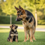 German-Shepherd-size-comparison-from-8-week-puppy-to-full-grown-adult-dog