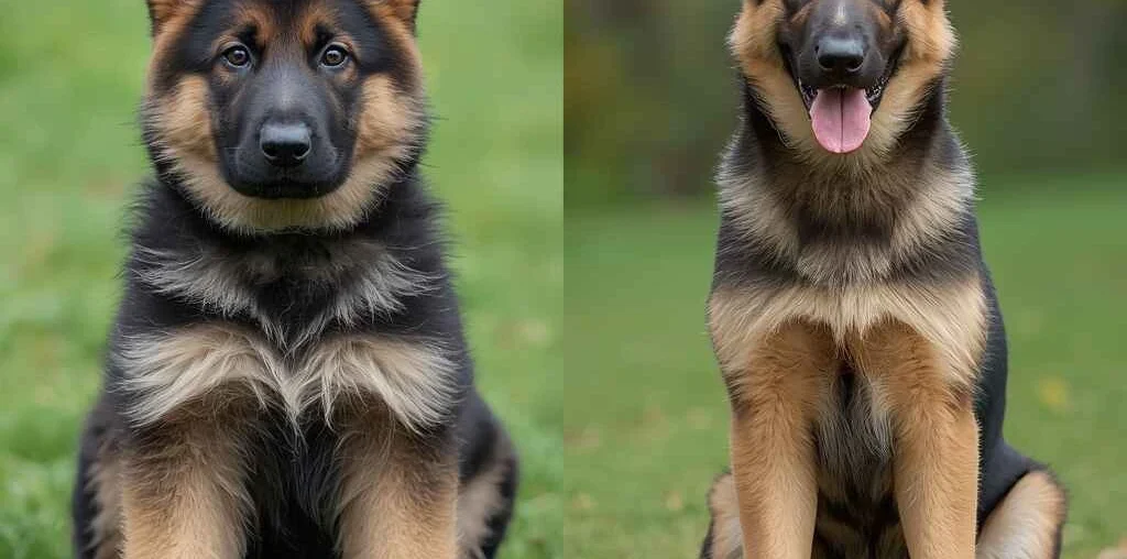 Side-by-side_comparison_showing_GSD_puppy_transformation