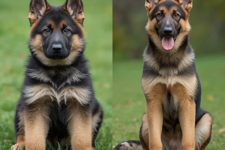 Side-by-side_comparison_showing_GSD_puppy_transformation