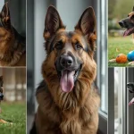 Different types of German Shepherd barking behavior including alert, demand, and boredom barking